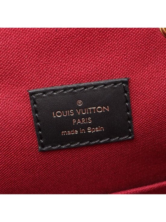 Louis Vuitton Backpack Montsouris NM PM Monogram Noir Canvas Leather main image 4